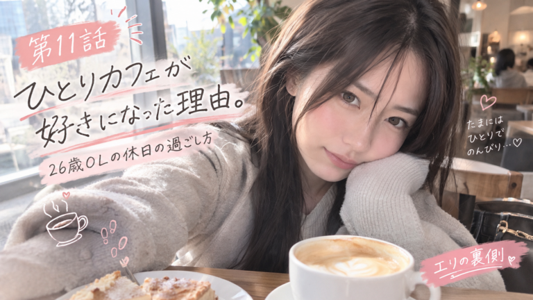 第11話｜ひとりでカフェに行く休日。26歳の私がひとり時間を好きになった理由